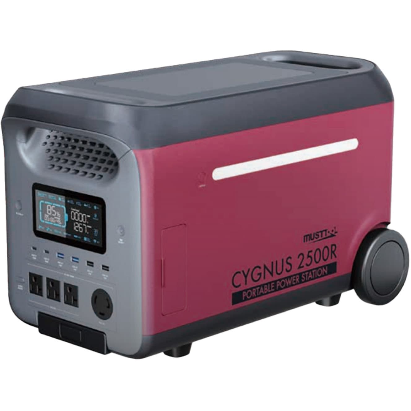 88205 ポータブル電源 CYGNUS MUSTTOOL 最大出力2500W(瞬間最大出力