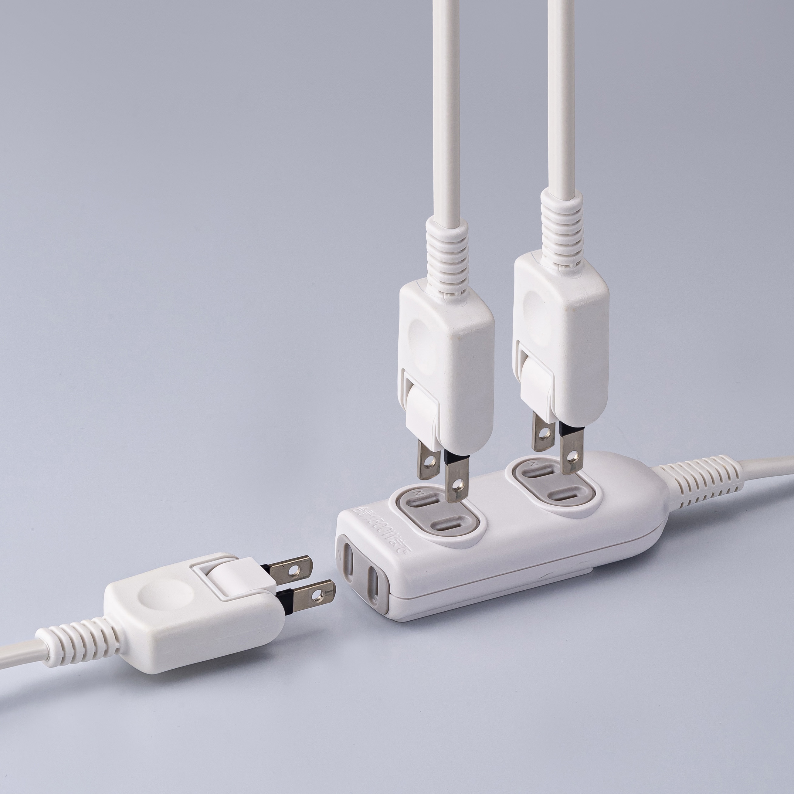 LPT-301N(W) EDLP コード付タップ 延長コード 電源タップ 3個口