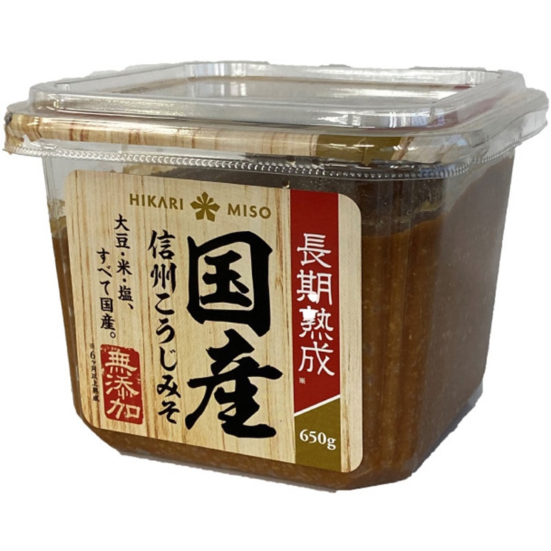 ひかり味噌 国産素材 信州こうじみそ 650gx8 1セット(650g×8個) ひかり味噌 【通販モノタロウ】