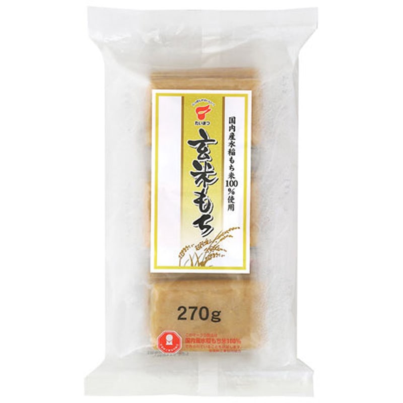たいまつ 玄米もち 270gx12 1セット(270g×12個) たいまつ食品 【通販モノタロウ】
