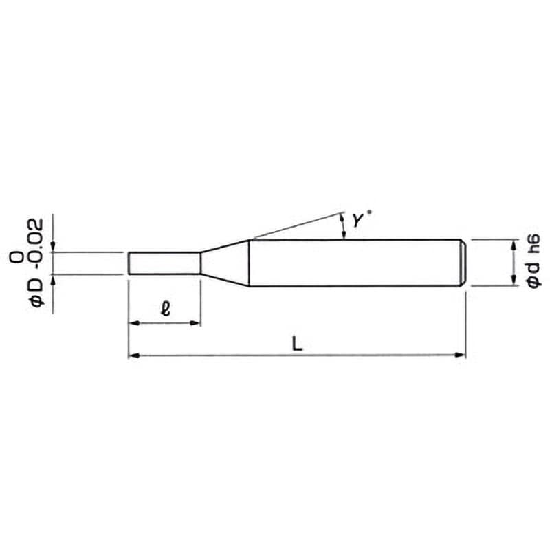 MSE430 1.5 無限コーティング4枚刃エンドミル 日進工具(NS) ねじれ角30° 超微粒子超硬合金製 無限コーティング(TiAlN系)  刃径1.5mm全長45mm - 【通販モノタロウ】