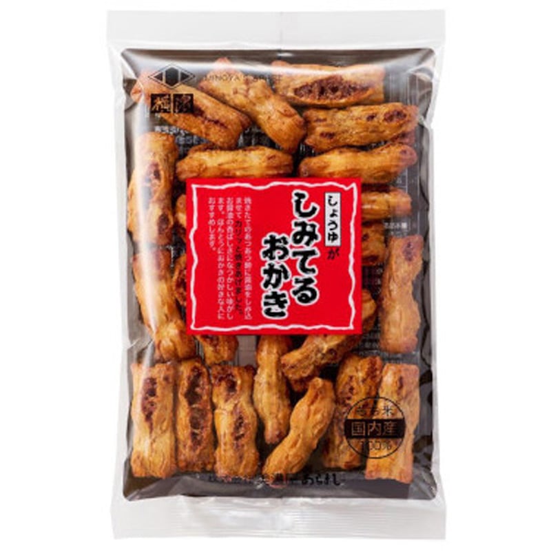 美濃屋あられ しみてるおかき パック 200gx12 1セット(200g×12個) 美濃屋あられ 【通販モノタロウ】