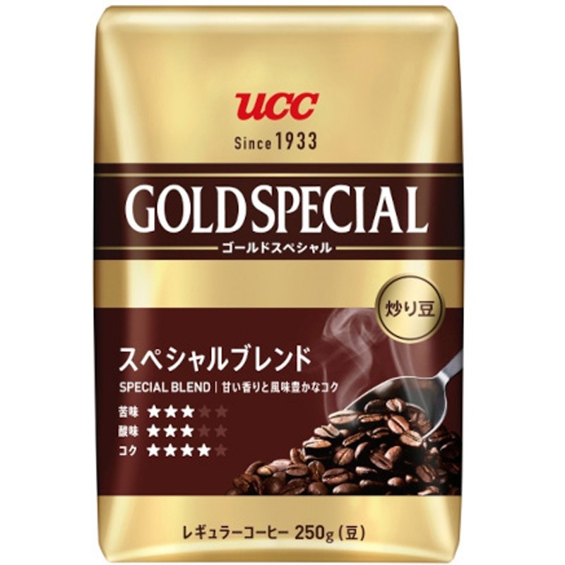 UCC 炒り豆ゴールドスペシャルブレンド 250gx6 1セット(250g×6個) UCC(上島珈琲) 【通販モノタロウ】