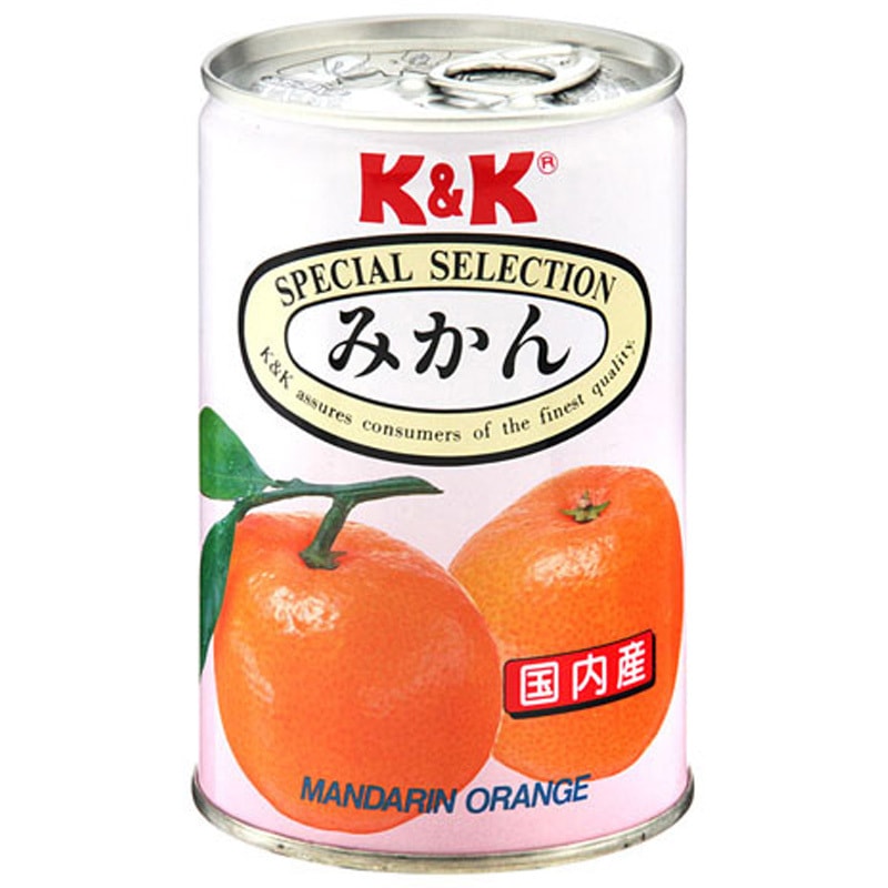 K&K みかん EO缶 4号缶x24 1セット(425g×24個) K&K 【通販モノタロウ】