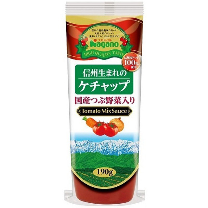 ナガノ 信州生まれケチャップ国産つぶ野菜 190gx15 1セット(190g×15個) ナガノ 【通販モノタロウ】