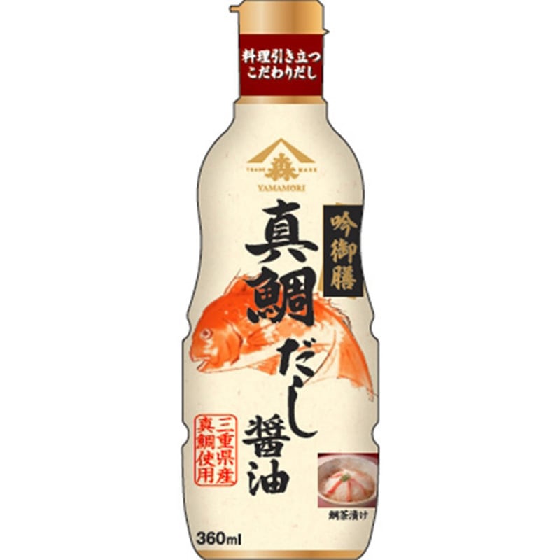 ヤマモリ 吟御膳 真鯛のだし醤油 360mlx12 1セット(360mL×12個) ヤマモリ 【通販モノタロウ】