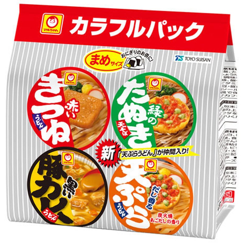 マルちゃん まめカラフルパック 4食入 東 172gx6 1セット(172g×6個