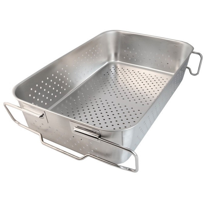 SH-6038P 18-8給食バット・運搬型(穴明) SUGICO(スギコ) 外寸610×388×H140mm  SH-6038P