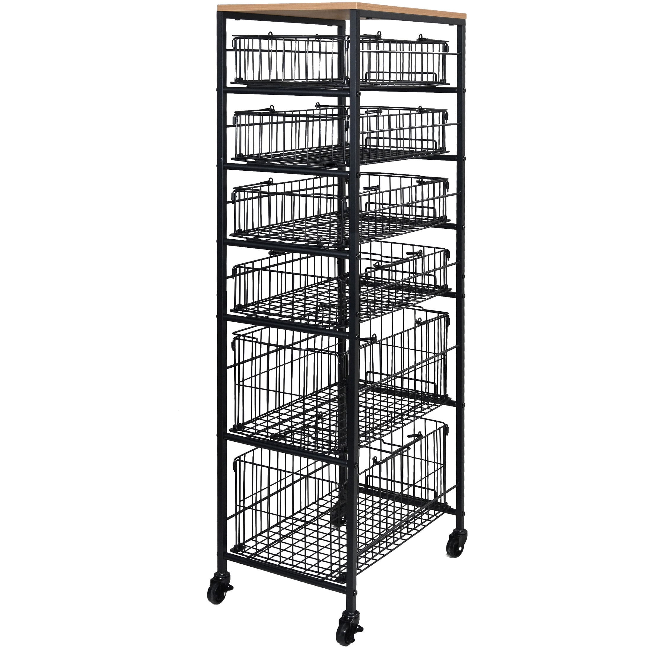 BS-B6145 BK T 大容量収納ラック フクダクラフト 間口385mm高さ1430mm  BS-B6145 BK T 14,985円