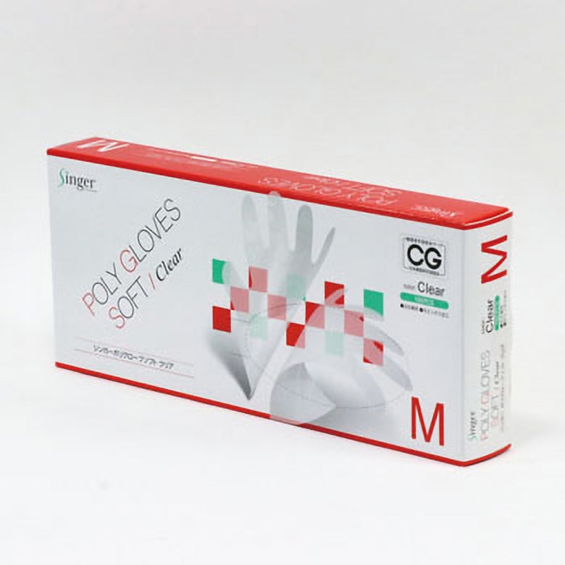 M 100枚入り ポリグローブソフトエンボス箱入り 宇都宮製作