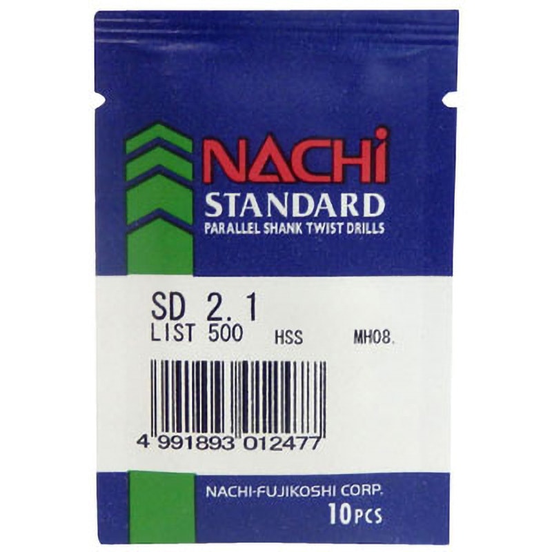 ストレートシャンクドリル NACHI(不二越) ハイスストレートシャンク