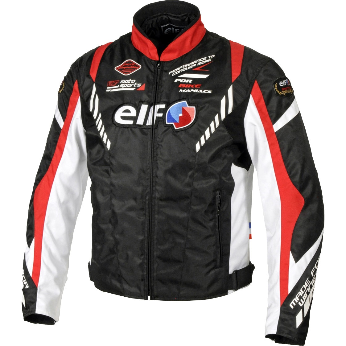 elf ジャケット Lサイズ レッド/ホワイト EJ-W119 ヴィットリアジャケット elf レッド色 サイズL EJ-W119