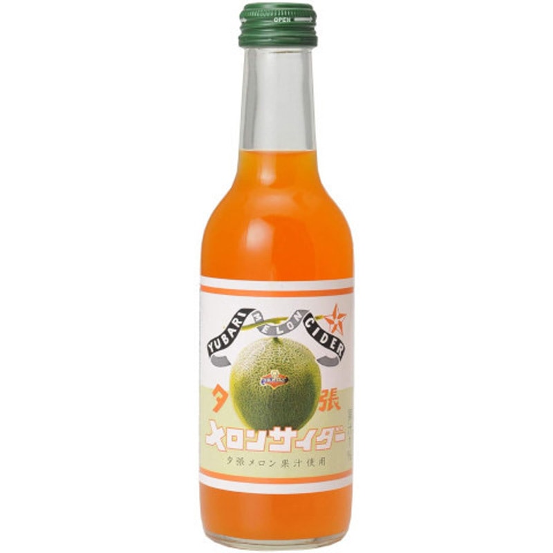 友桝飲料 夕張メロンサイダー 瓶 245mlx24 1セット(245mL×24個) 友桝飲料 【通販モノタロウ】