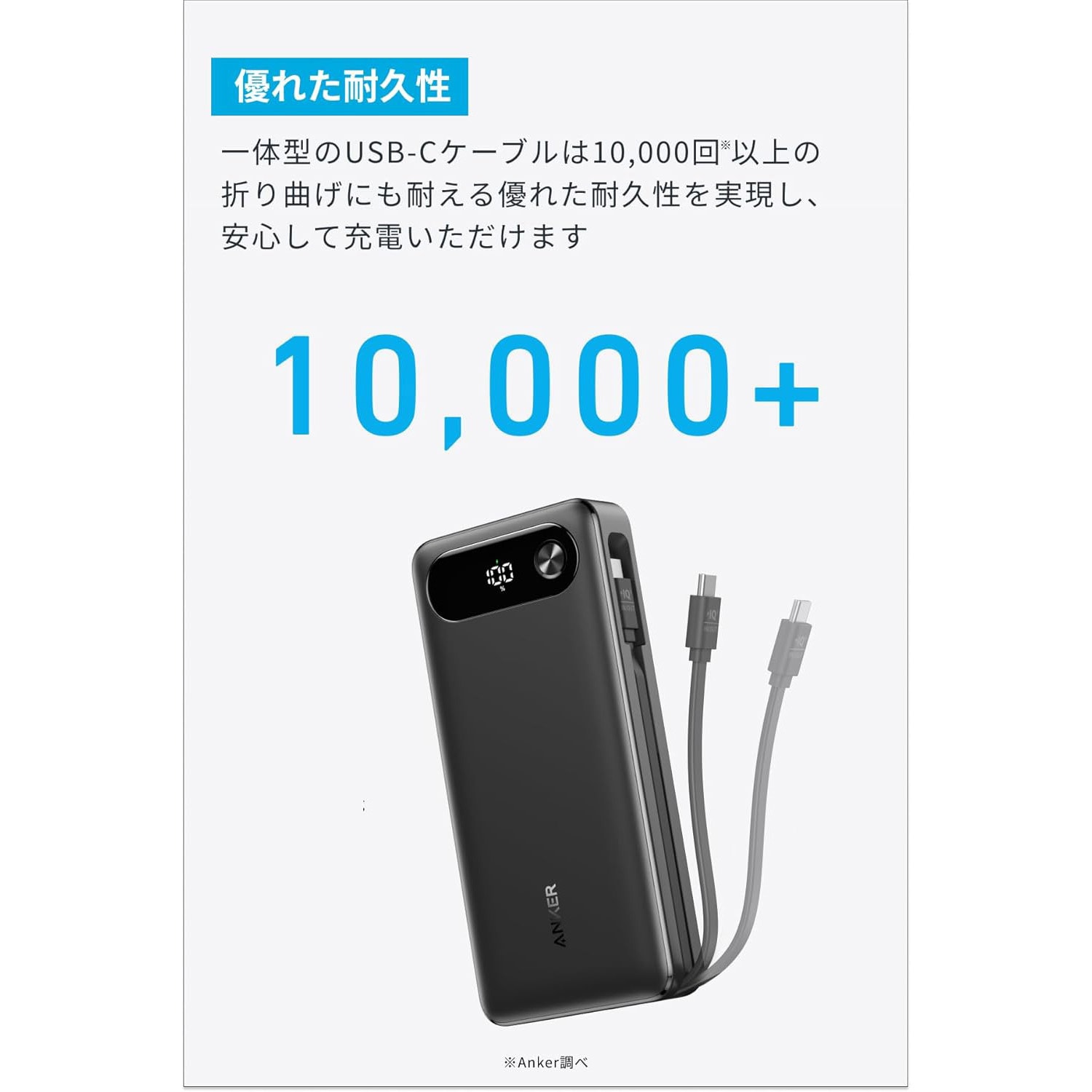 A1383N11 Anker Power Bank (20000mAh， 87W， Built-In USB-C