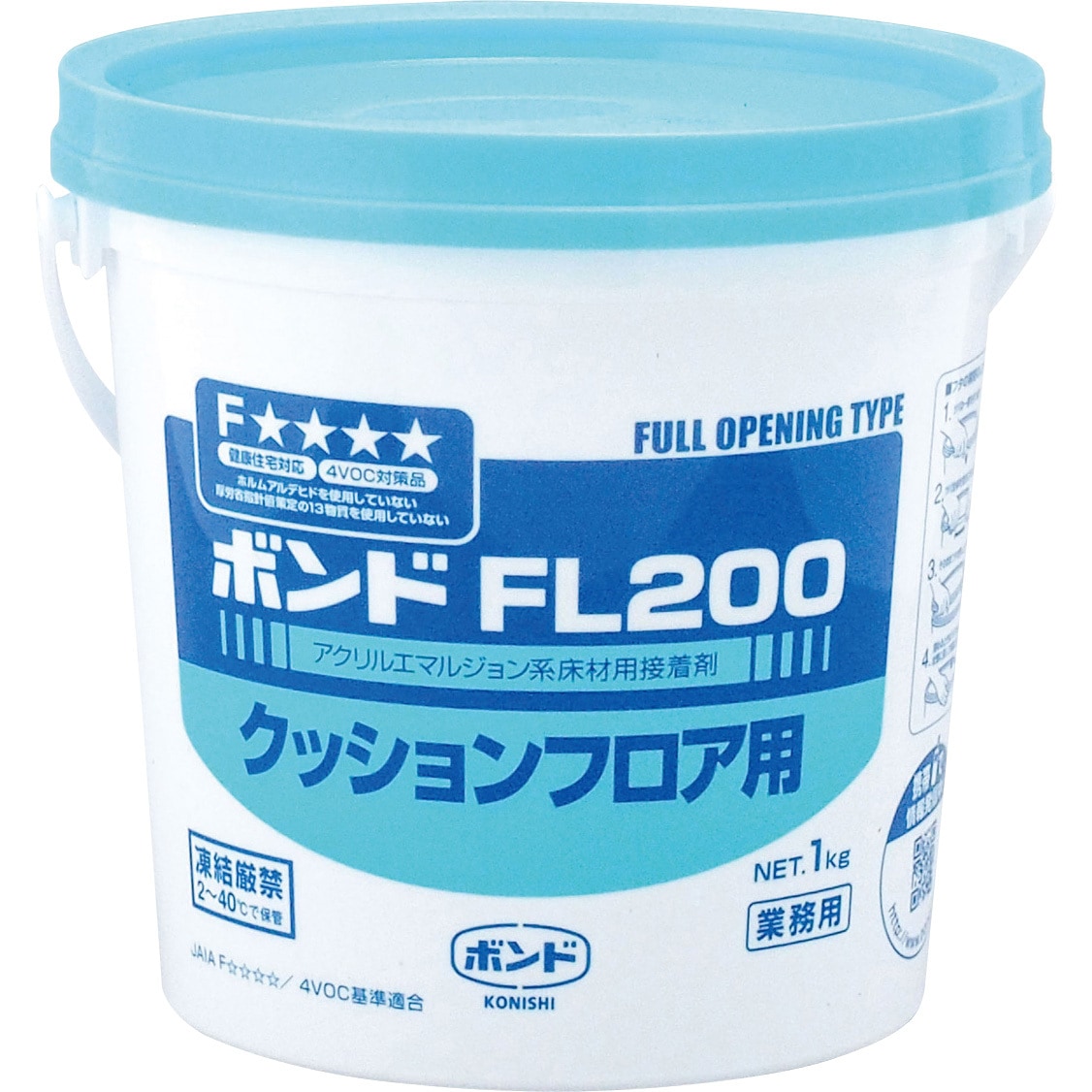 40427 ボンドFL200 クッションフロアー用 1箱(1kg×18缶) コニシ 【通販モノタロウ】