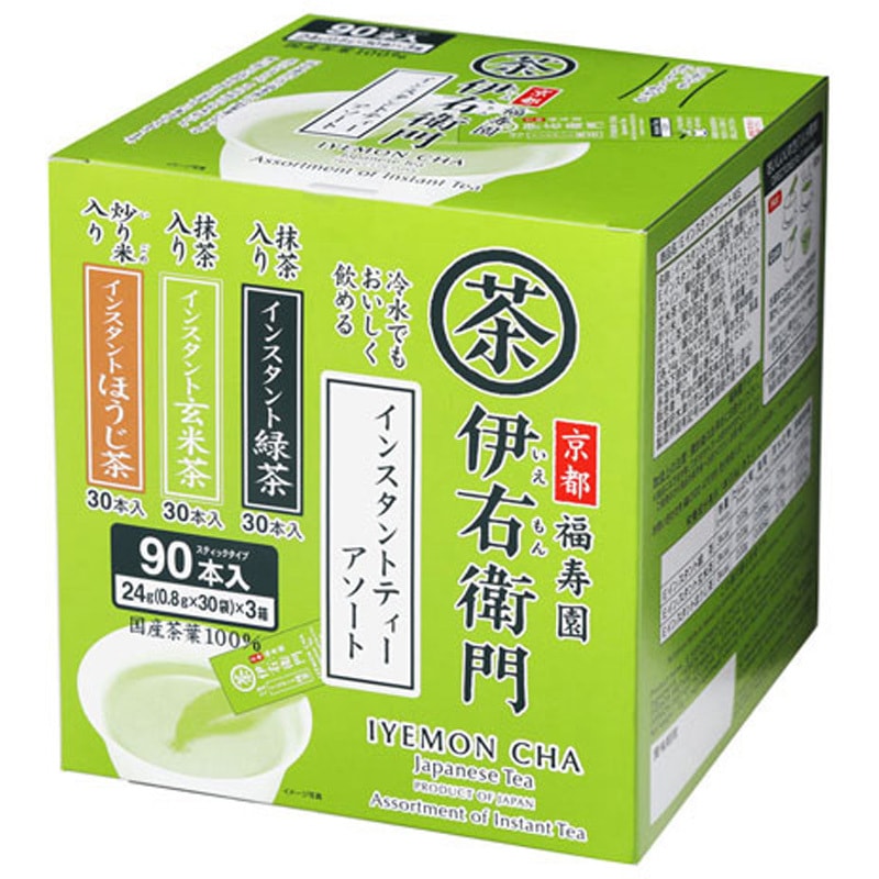 宇治の露 伊右衛門 インスタントスティックアソート90x24 1セット(90本×24個) 宇治の露製茶 【通販モノタロウ】