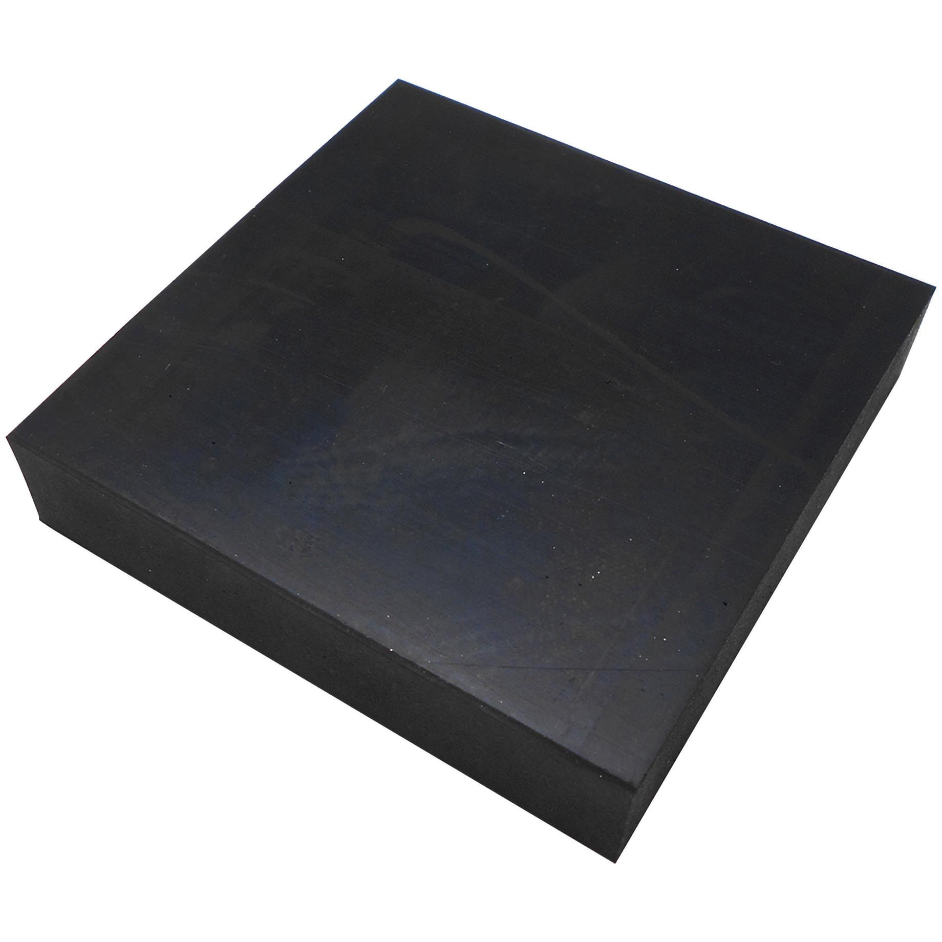 B10 クッションラバー WAKI(和気産業) 黒色 樹脂製 厚さ20mm幅100mm長