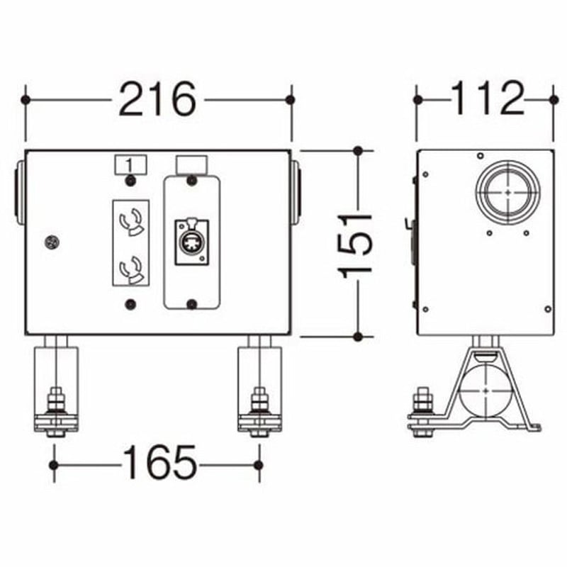 NK39175 コンセントボックス 【受注生産品】 Panasonic(パナソニック) ブラック仕上色