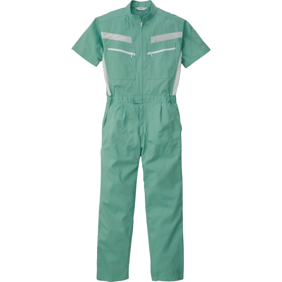 PS-103 PS-103 半袖ツナギ ROUND ONI パステルグリーン色 サイズL着丈52cm