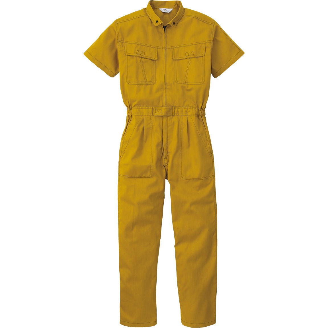 PS-105 PS-105 半袖ツナギ ROUND ONI ゴールド色 サイズ5L着丈60cm