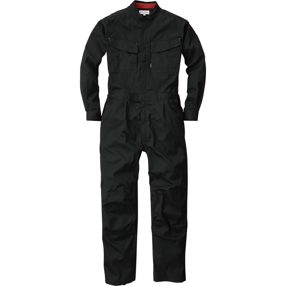 RO-170 RO-170 長袖ツナギ ROUND ONI 帯電防止 ブラック色 着丈58cm袖丈68cm