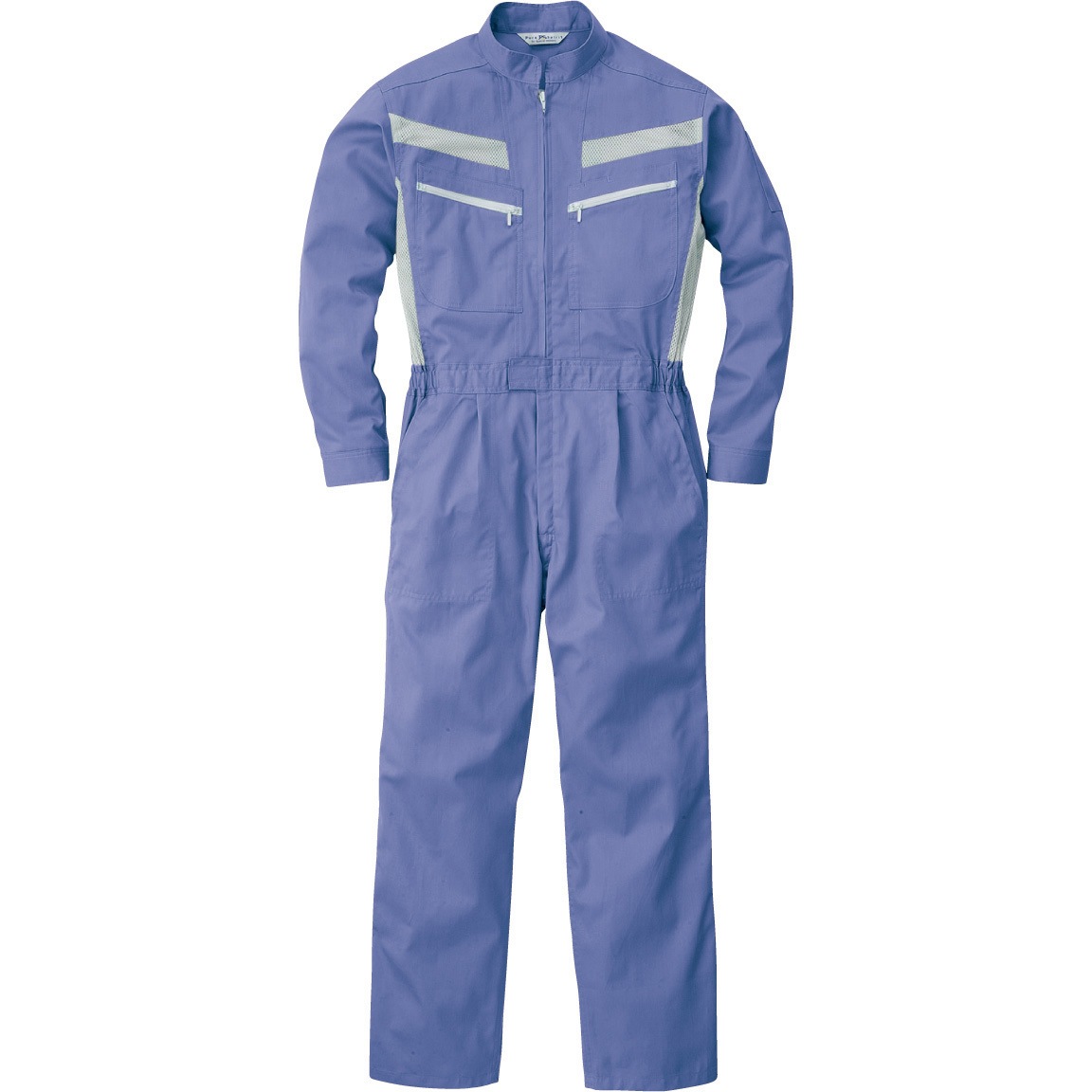 PS-113 PS-113 SS長袖ツナギ ROUND ONI 帯電防止機能 ライトパープル色 サイズ3L着丈56cm