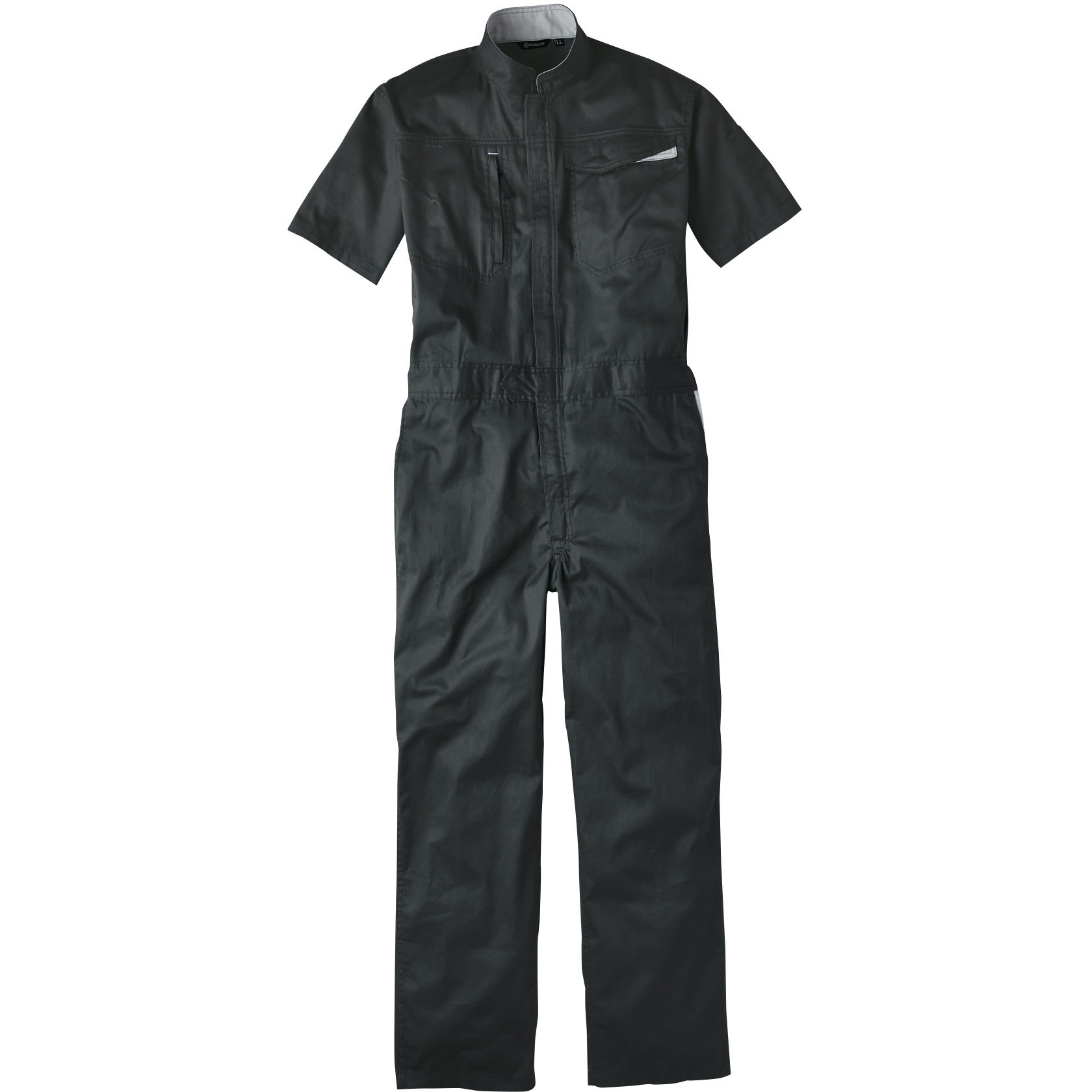 S-11 S-11 COTTON100%半袖ツナギ ROUND ONI スチール色 サイズ4L着丈56cm