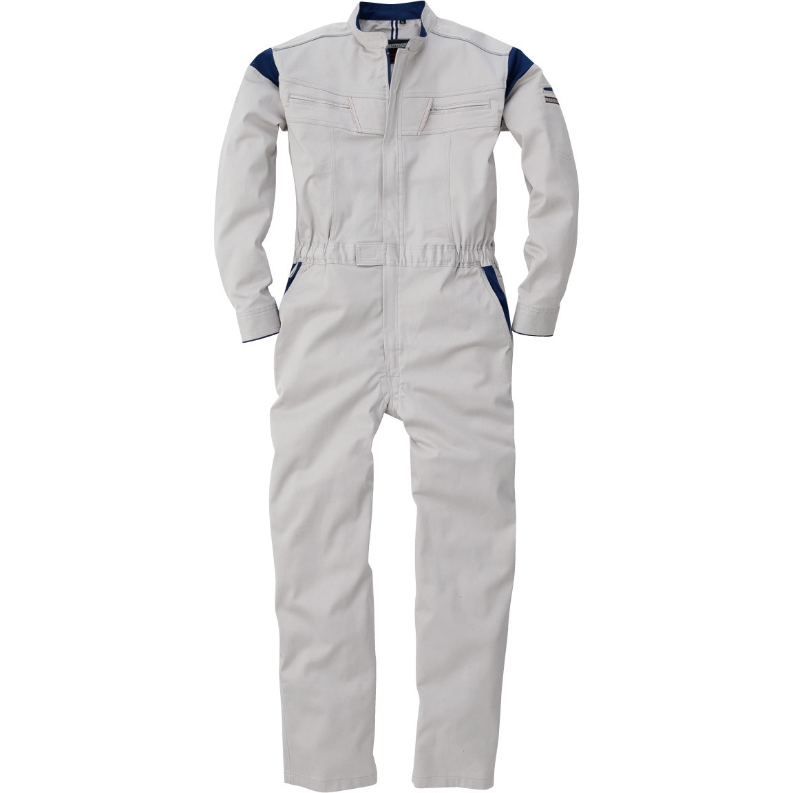 RS-370 RS-370 長袖ストレッチツナギ ROUND ONI ライトグレー色 着丈48cm袖丈58cm 8,034円