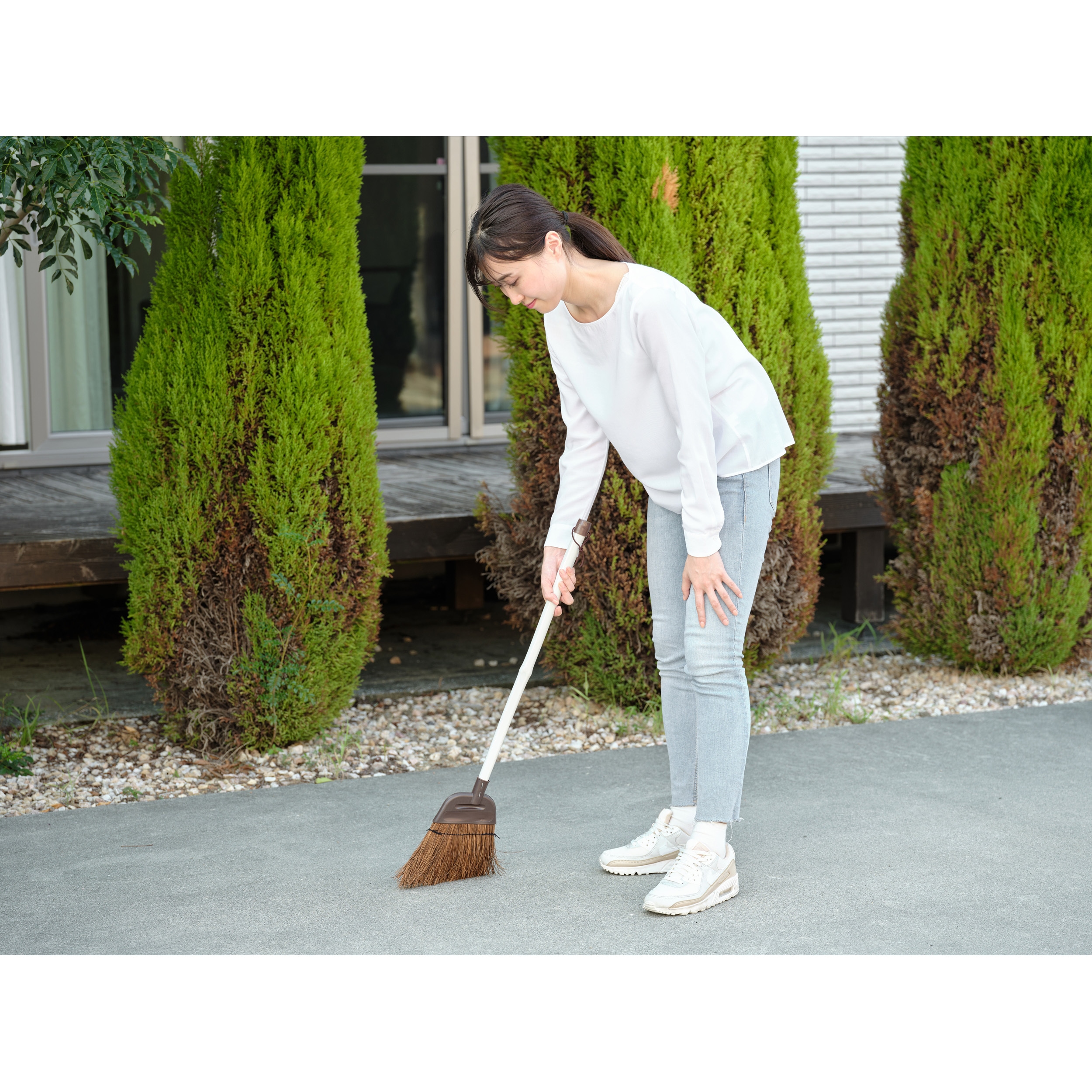 Daily Clean 庭箒(シダ)2 CONDOR(山崎産業) シダホウキ 【通販モノタロウ】