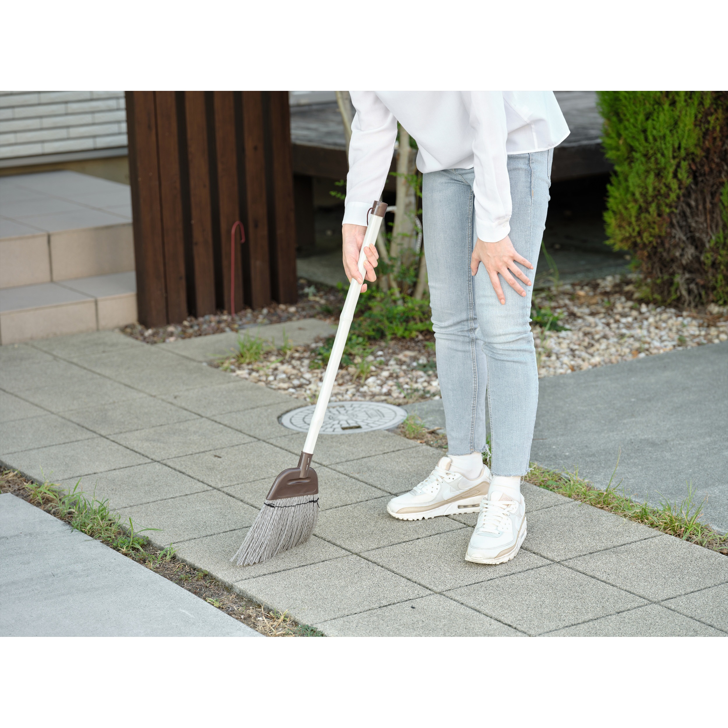 Daily Clean 庭箒(PP)2 CONDOR(山崎産業) 全長810mm - 【通販モノタロウ】