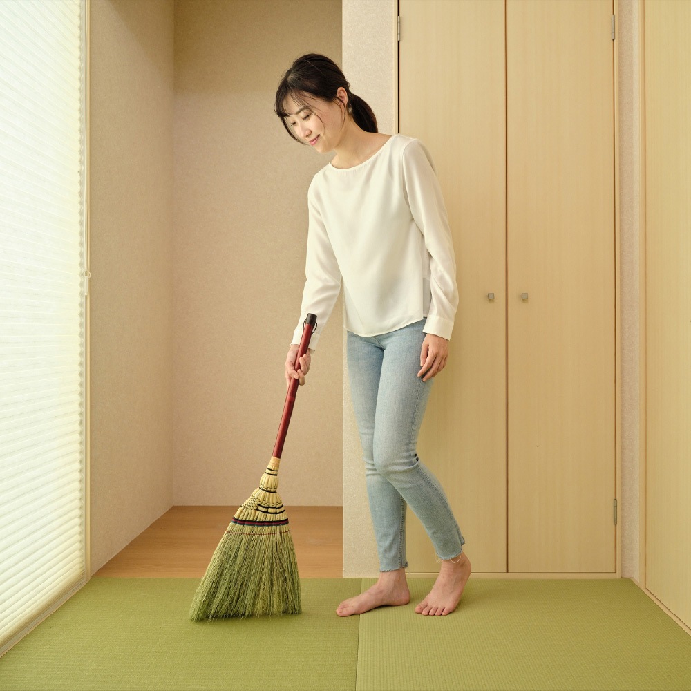 Daily Clean 座敷箒手編2 CONDOR(山崎産業) 全長840mm 【通販モノタロウ】