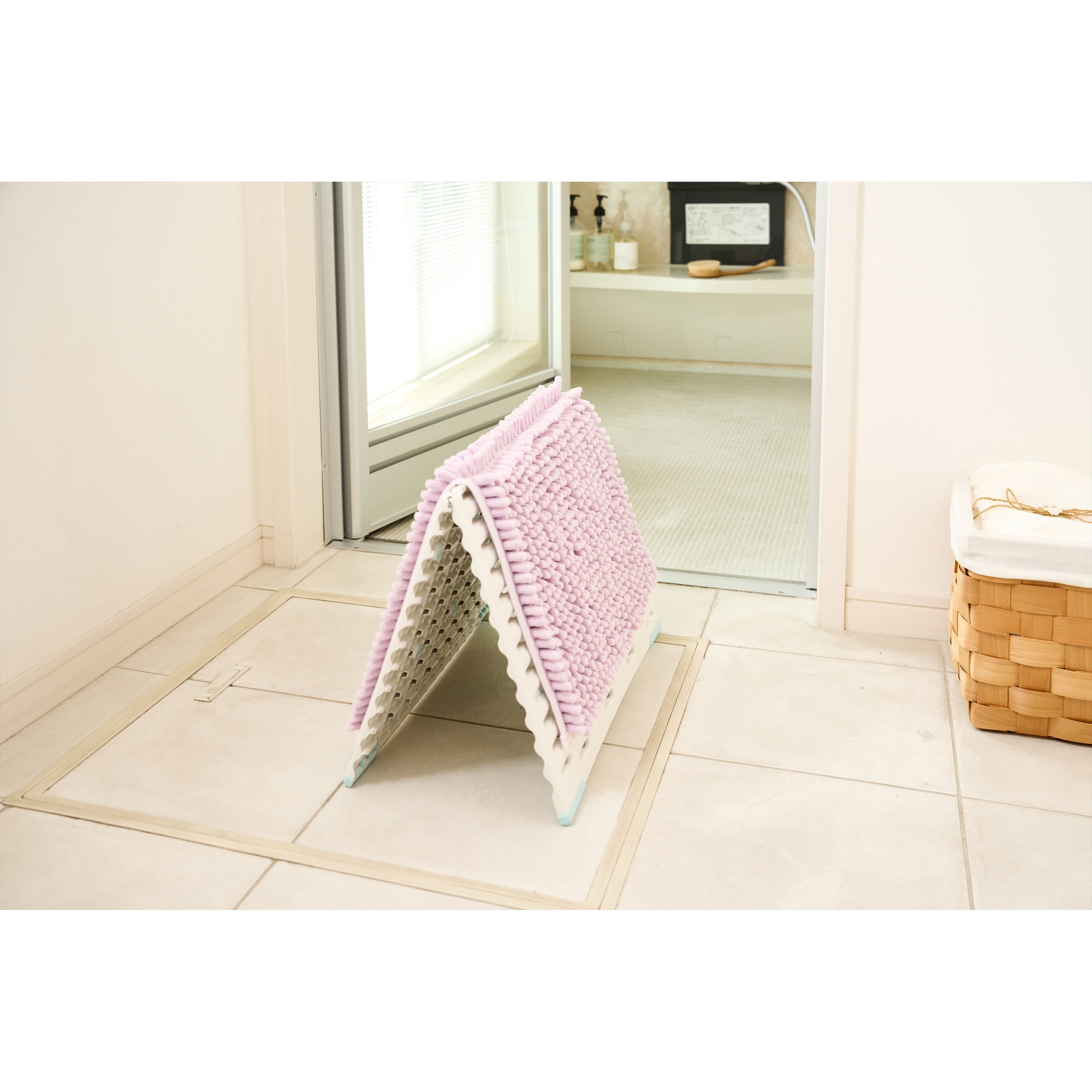 SUSU 抗菌ストロングWバスマットEC 40×60cm CONDOR(山崎産業