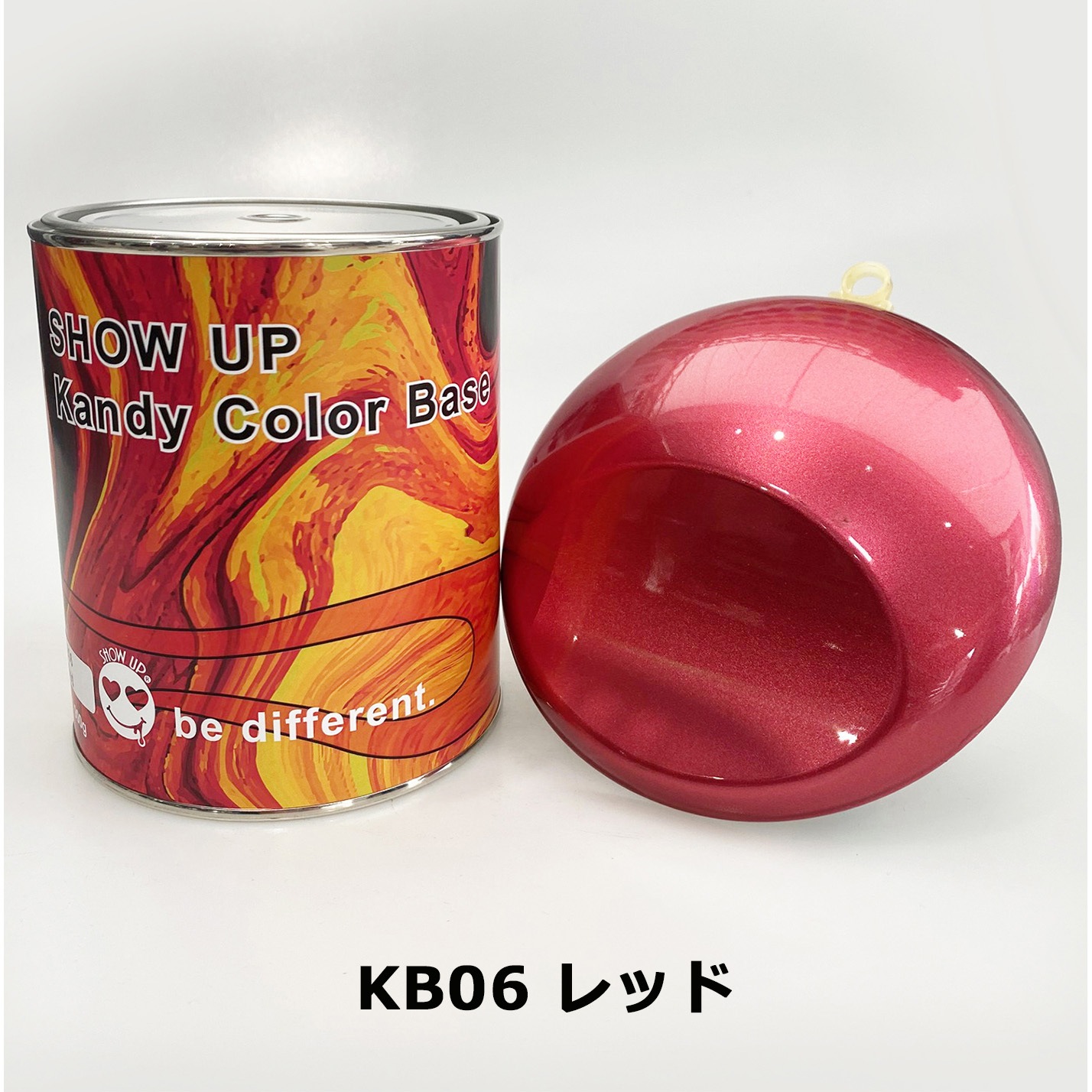 レッド SHOW UP キャンディーカラーベース SHOW UP レッド色 1本
