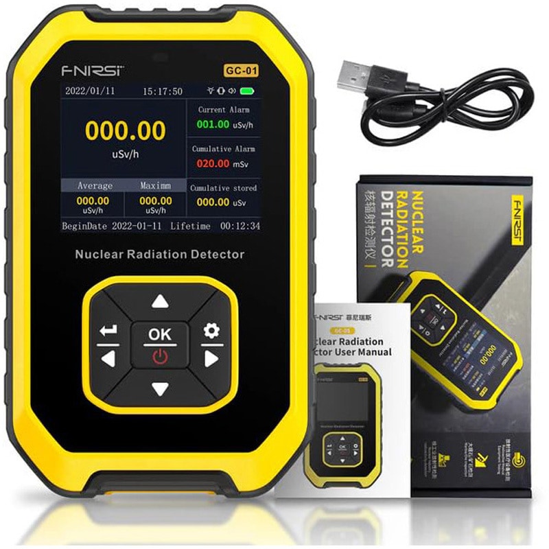 GC01 放射線測定器 FNIRSI 寸法120×78×27mm  GC01