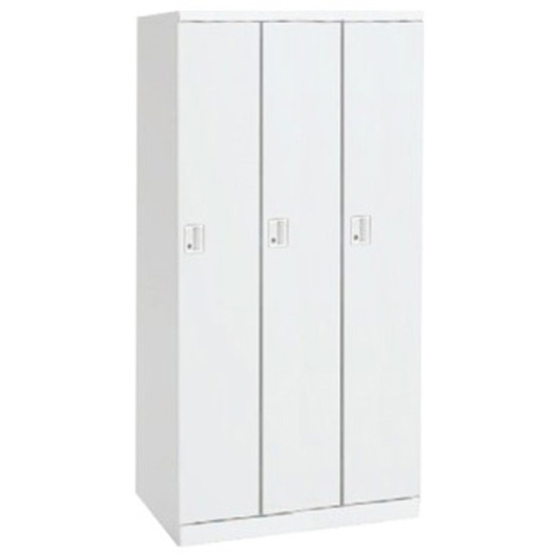 4573AZ ZA75 レスピアロッカー 3人用900W シリンダー錠 オカムラ(岡村製作所) 1段 鍵有