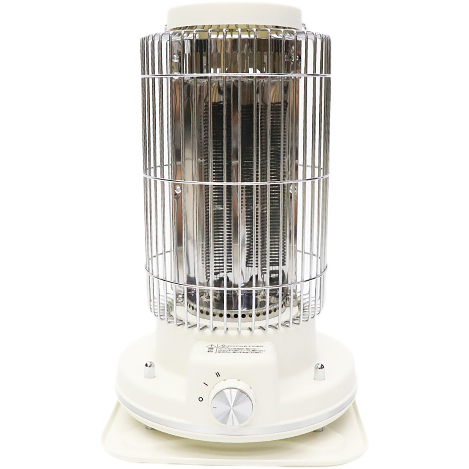 【美品☆】レトロ電気ストーブ♪　送料無料！ HDL-4249 レトロ調電気ストーブ ヒロ・コーポレーション ホワイト色