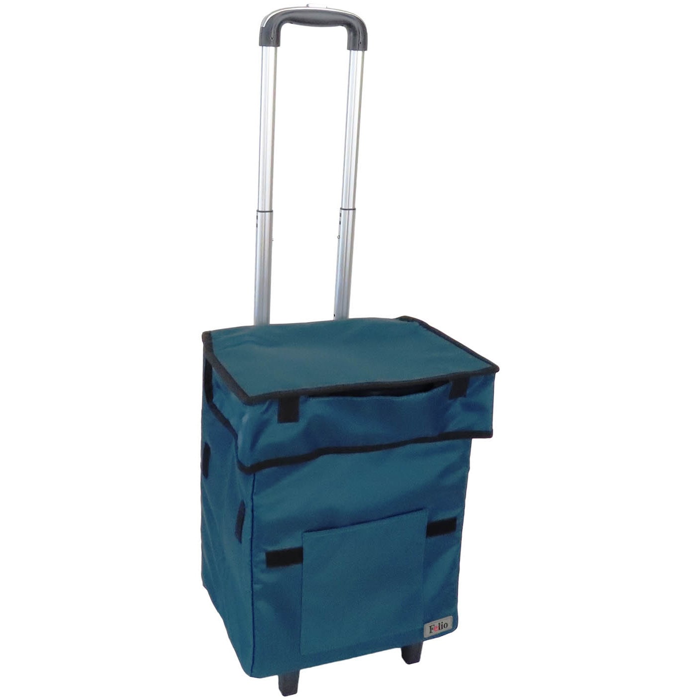 F21790 Felio スマートショッピングバッグ エッグホルダー付 富士商 容量34L ディープティールグリーン色  1袋 F21790 8,698円