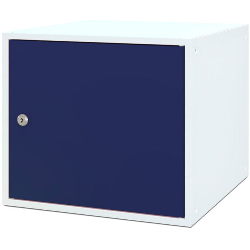 7466654 キューブロッカー スマイル ブルー色