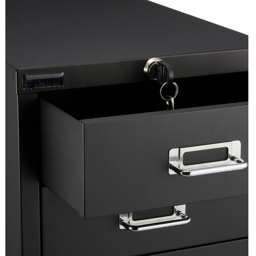 7493932 卓上キャビネット スマイル 3段 ブラック色 - 【通販モノタロウ】