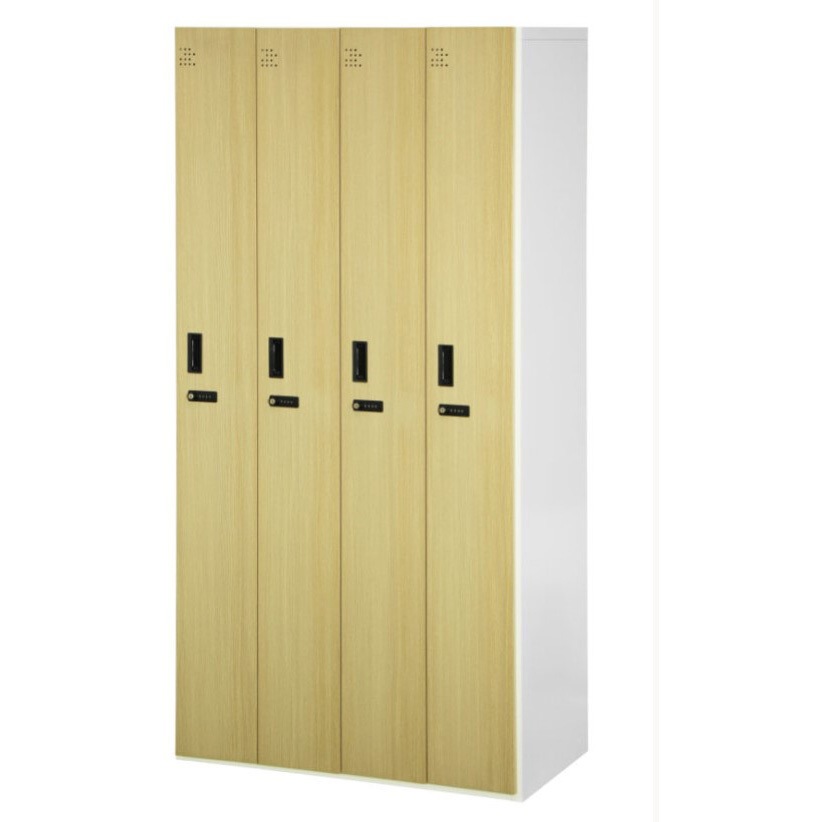 7201001 木目調スチールロッカー ダイヤル錠 1台 スマイル 【通販モノタロウ】