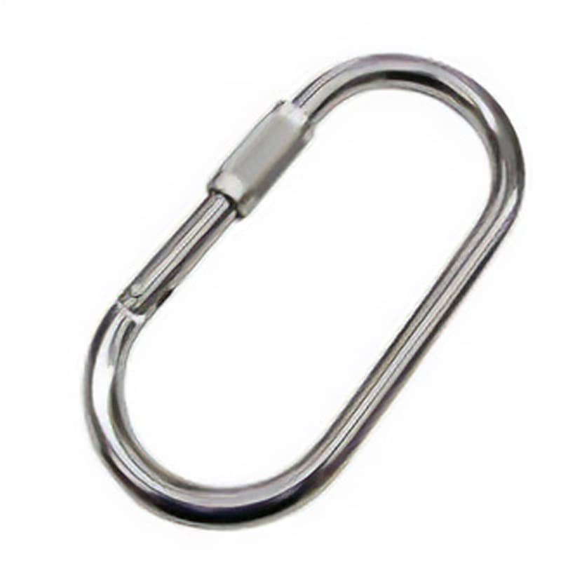 【値下げ】カラビナ 水本機械製作所 ステンレス(環付き) 100個 カラビナ - 株式会社 水本機械製作所 ステンレスチェーン・金具