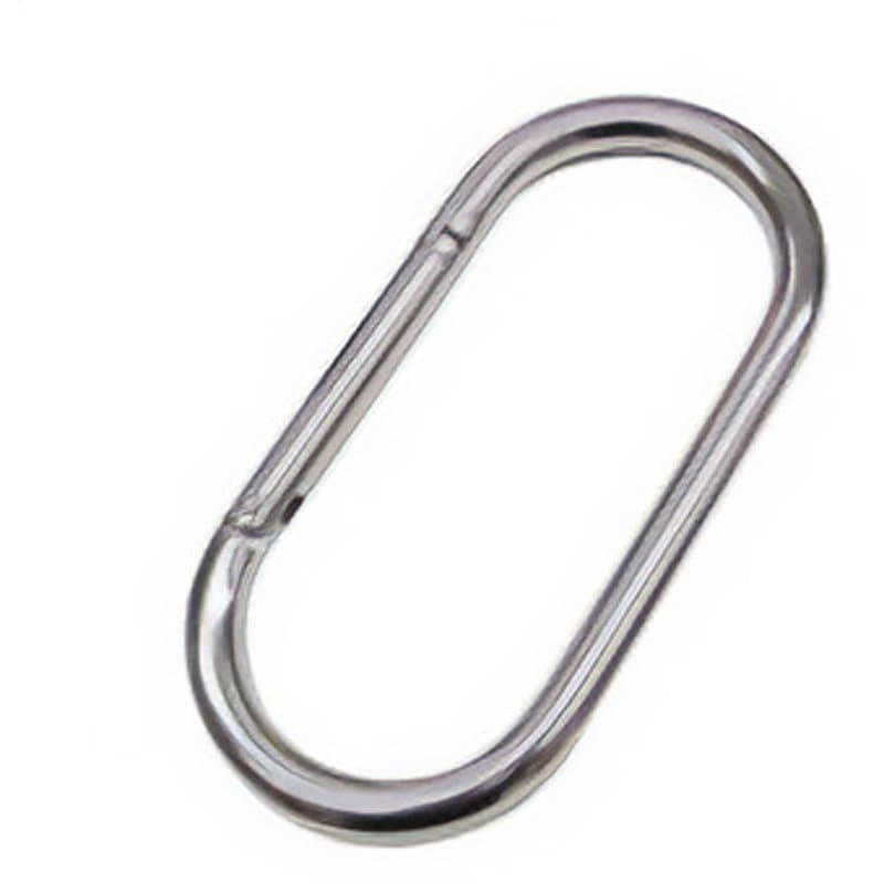 A-3086 メガカラビナ(環なし) 水本機械製作所 荷重2.45kN   A-3086