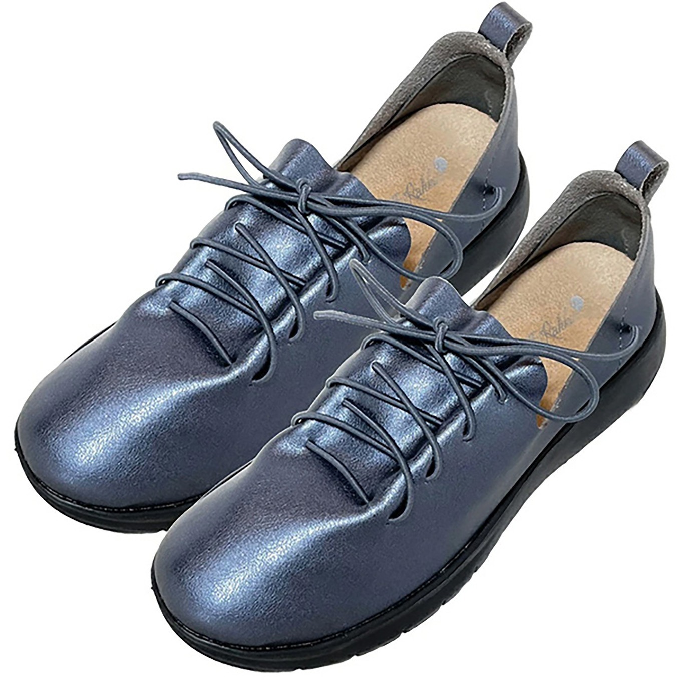 GS-0364 空飛ぶ撥水やわらかレースアップシューズ 超軽量 ストレッチ G-STARS ブルーグレー色 サイズ22cm  GS-0364