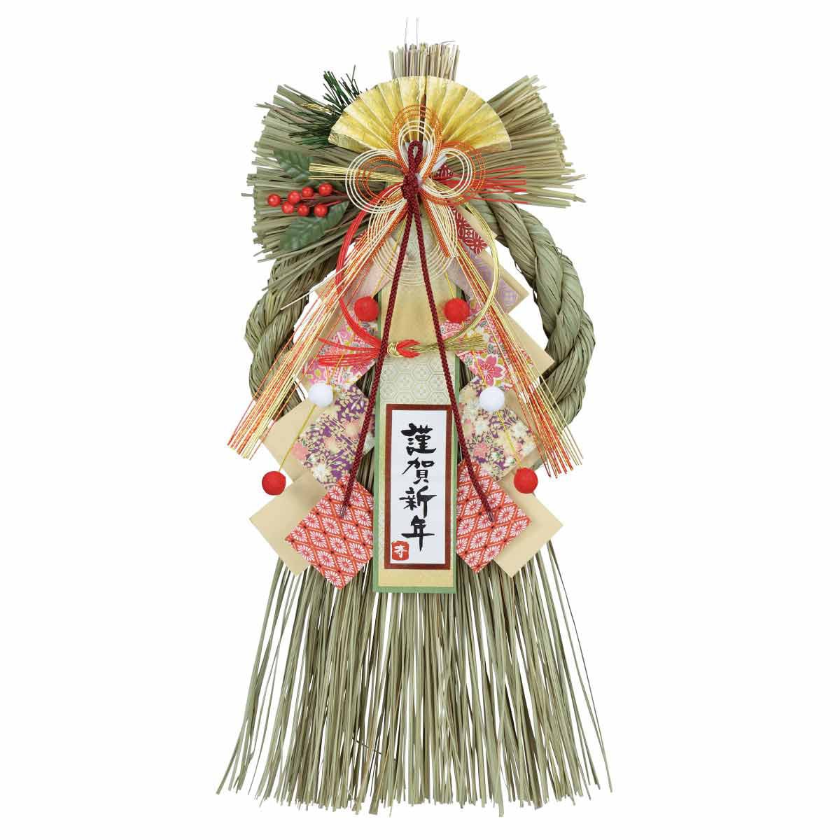 8711-1245 正月装飾 本格しめ縄飾り 1個 ストア・エキスプレス 【通販