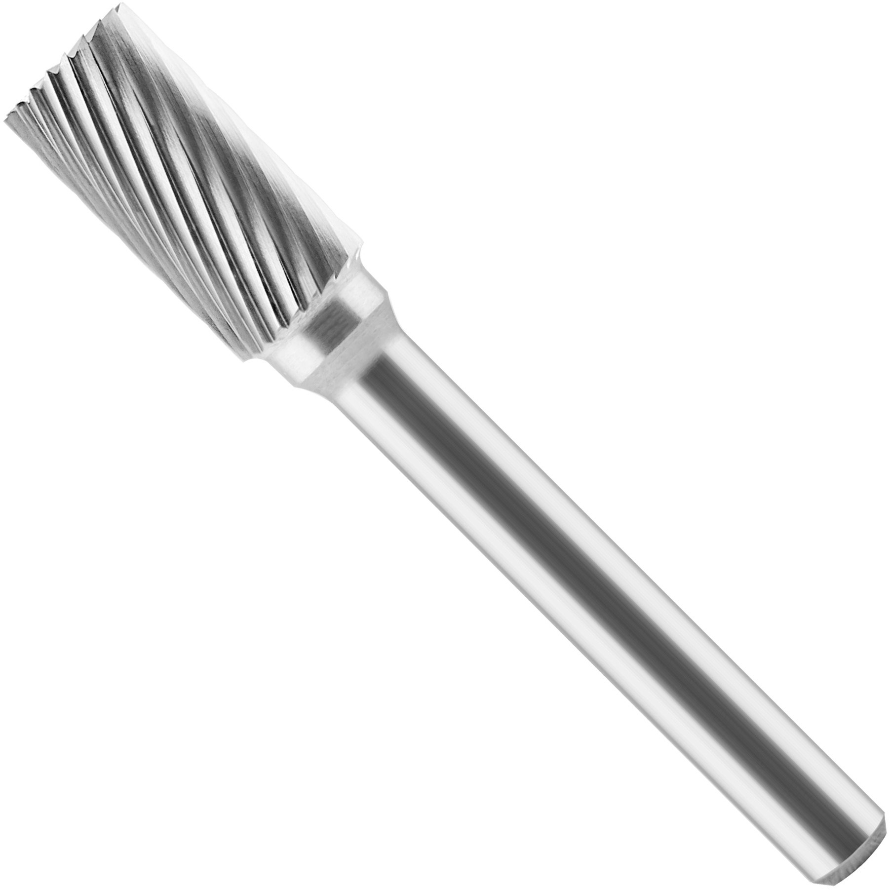 B16S 超硬ロータリーバーB型 シリンダー 底刃付き RYOCO(菱高精機) 汎用 スパイラル刃 シャンク径6mm刃径16mm