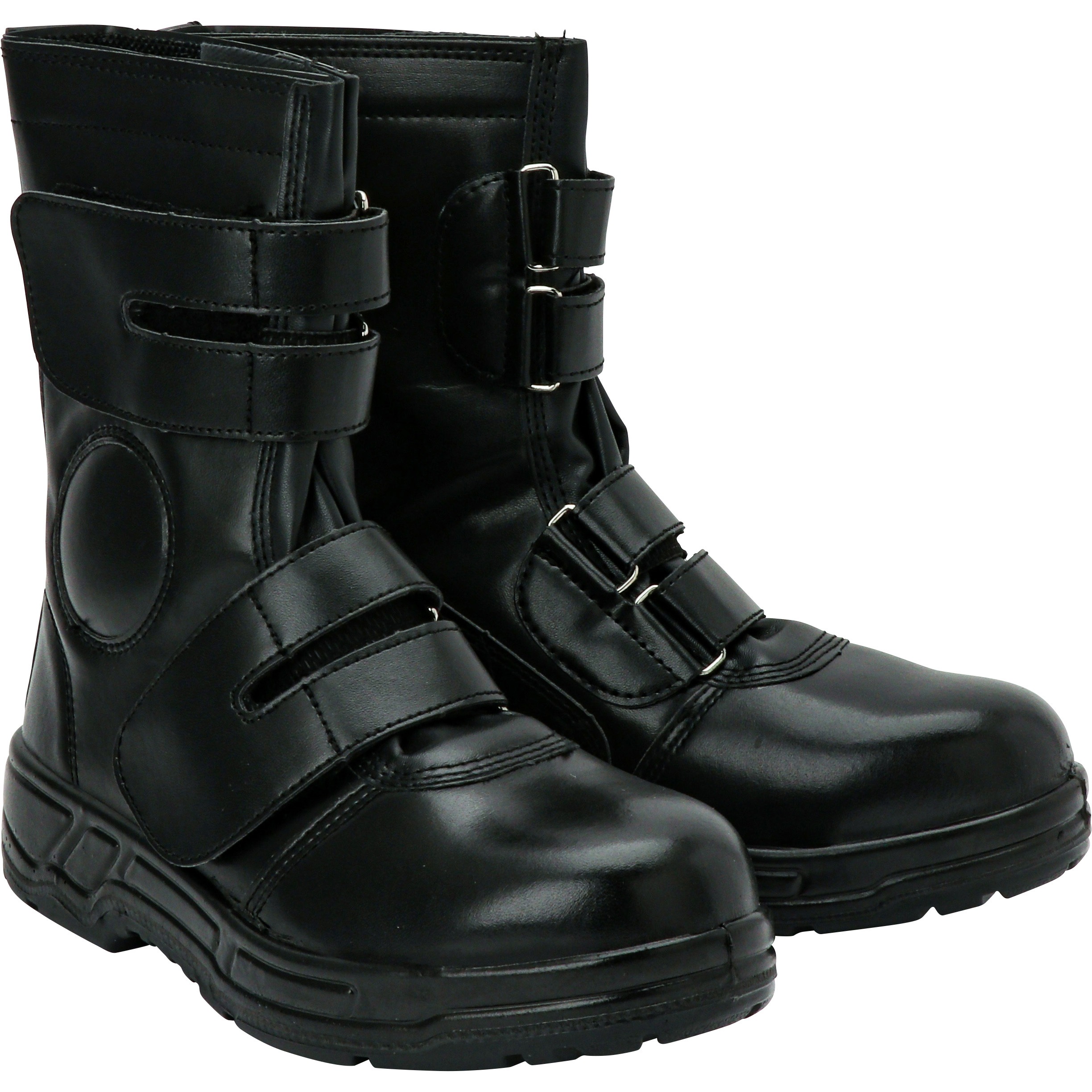 ZA-819 半長靴セーフティー(マジック) ログアントス(コーコス信岡) 革靴 ミドルカット 耐油機能 サイズ24cm足幅4E  ZA-819