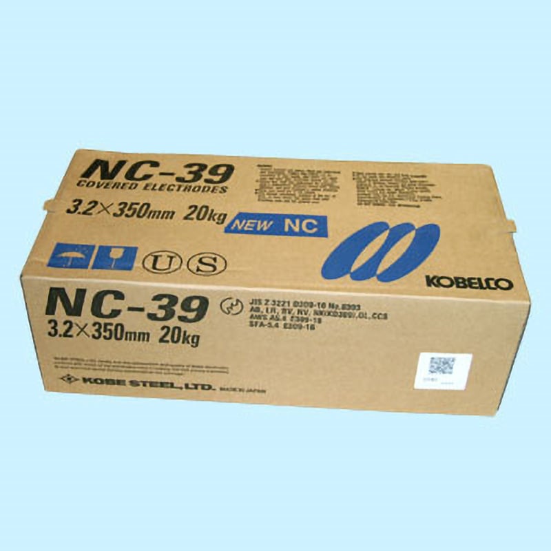 NC-39 ステンレス鋼用溶接棒 1箱(20kg) 神戸製鋼 【通販サイトMonotaRO】
