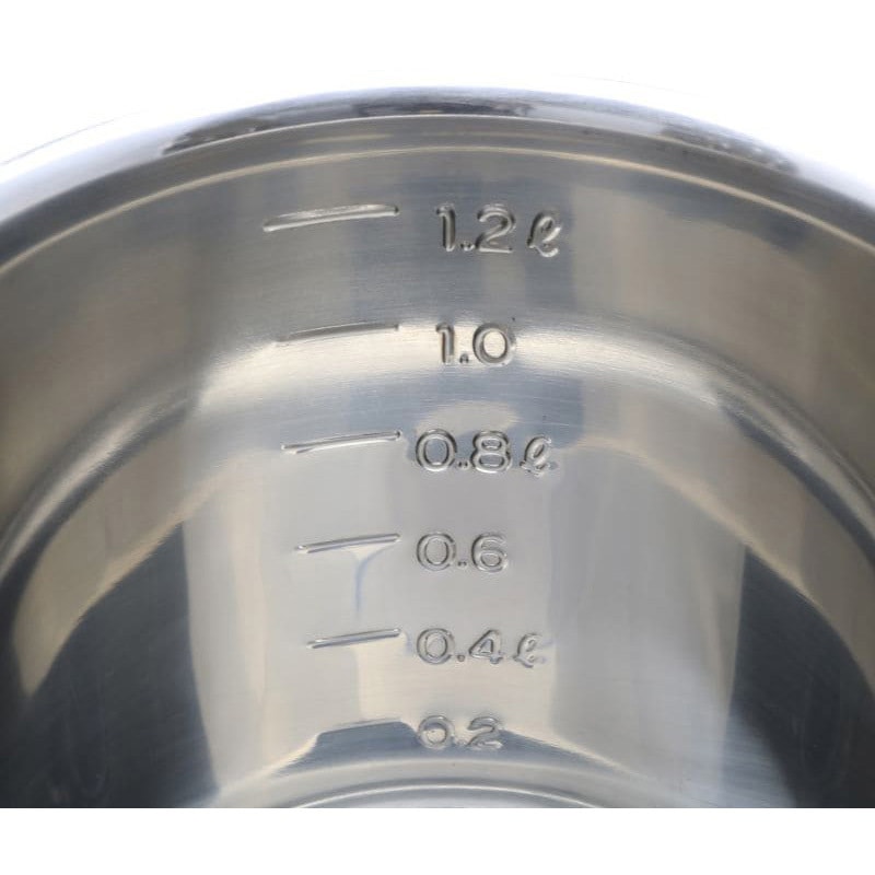 SH-4612 18-8(SUS304) 目盛付深型キッチンポット SUGICO(スギコ) 丸