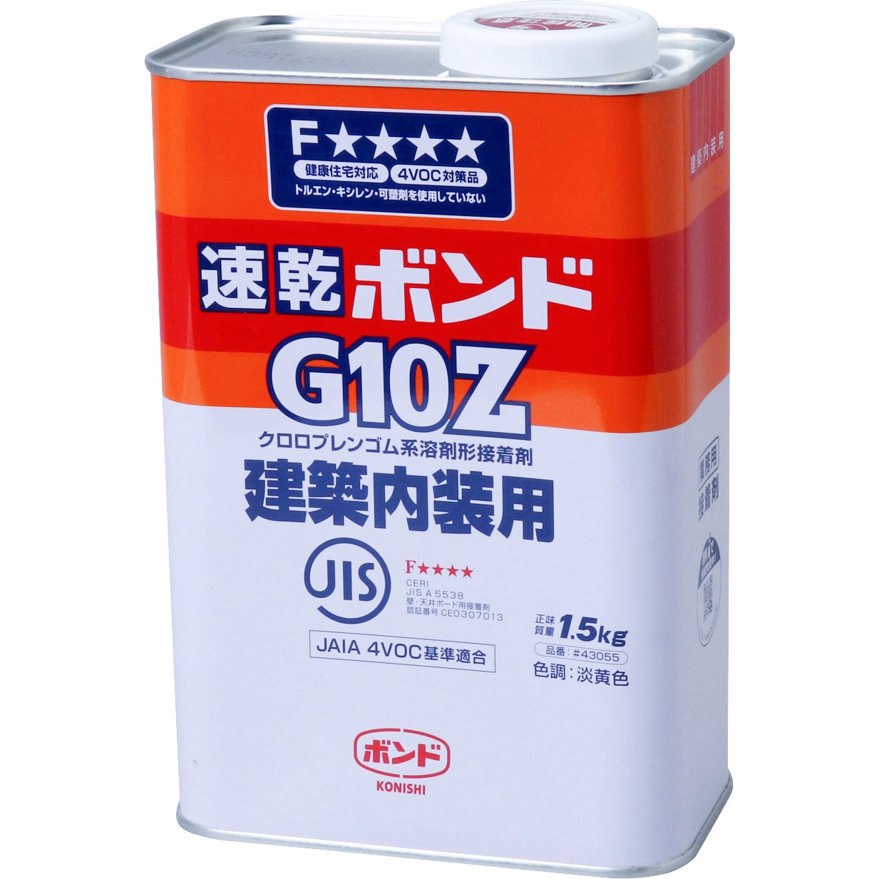 43055 速乾ボンド G10Z 1缶(1.5kg) コニシ 【通販サイトMonotaRO】