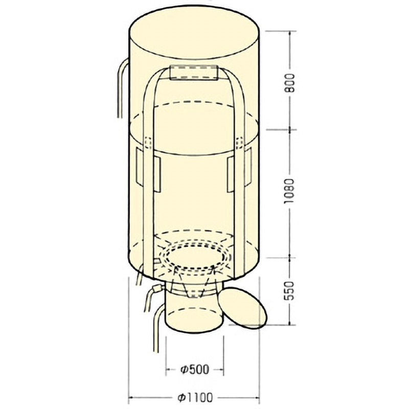 KR-5-G コンテナバッグ 1パック(10枚) コンドーテック 【通販モノタロウ】